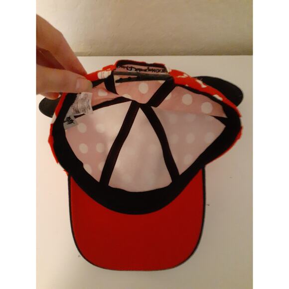 Disney Parks Walt Disney World Youth Minnie Mouse Ears Polka Dot Hat Cap OS - Picture 5 of 7